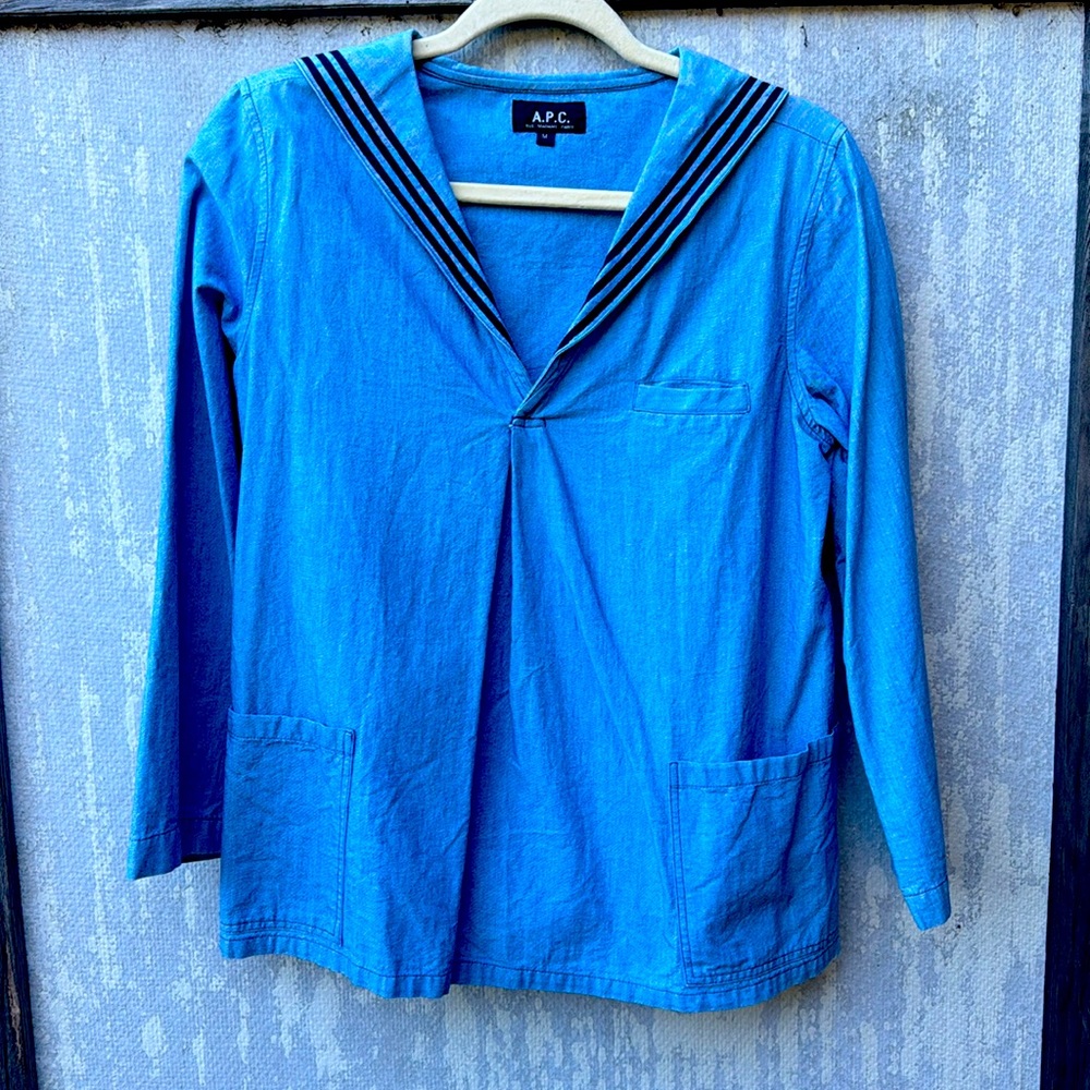 A.P.C. Chambray Sailor Top